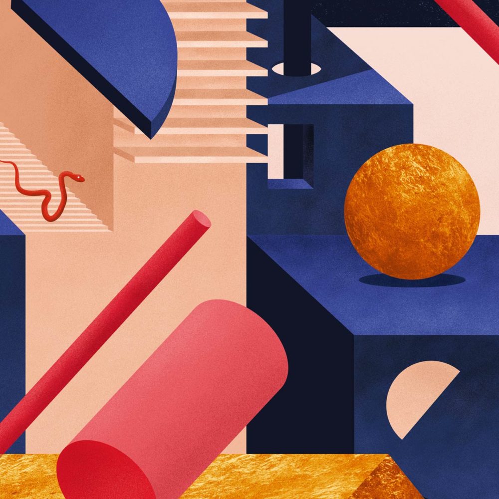 affiche formes graphiques rennes